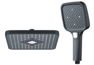 TEPE DUŞ BAŞLIĞI DİKDÖRTGEN FULL SİYAH